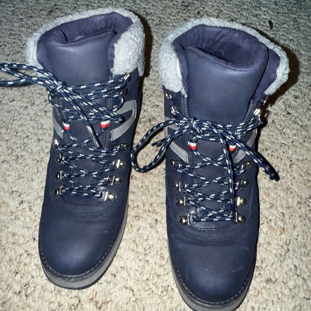 Tommy Hilfiger Navy Winter Boots